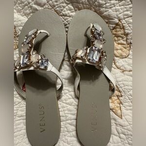 Like New Venus Brand Jeweled Sandals!!